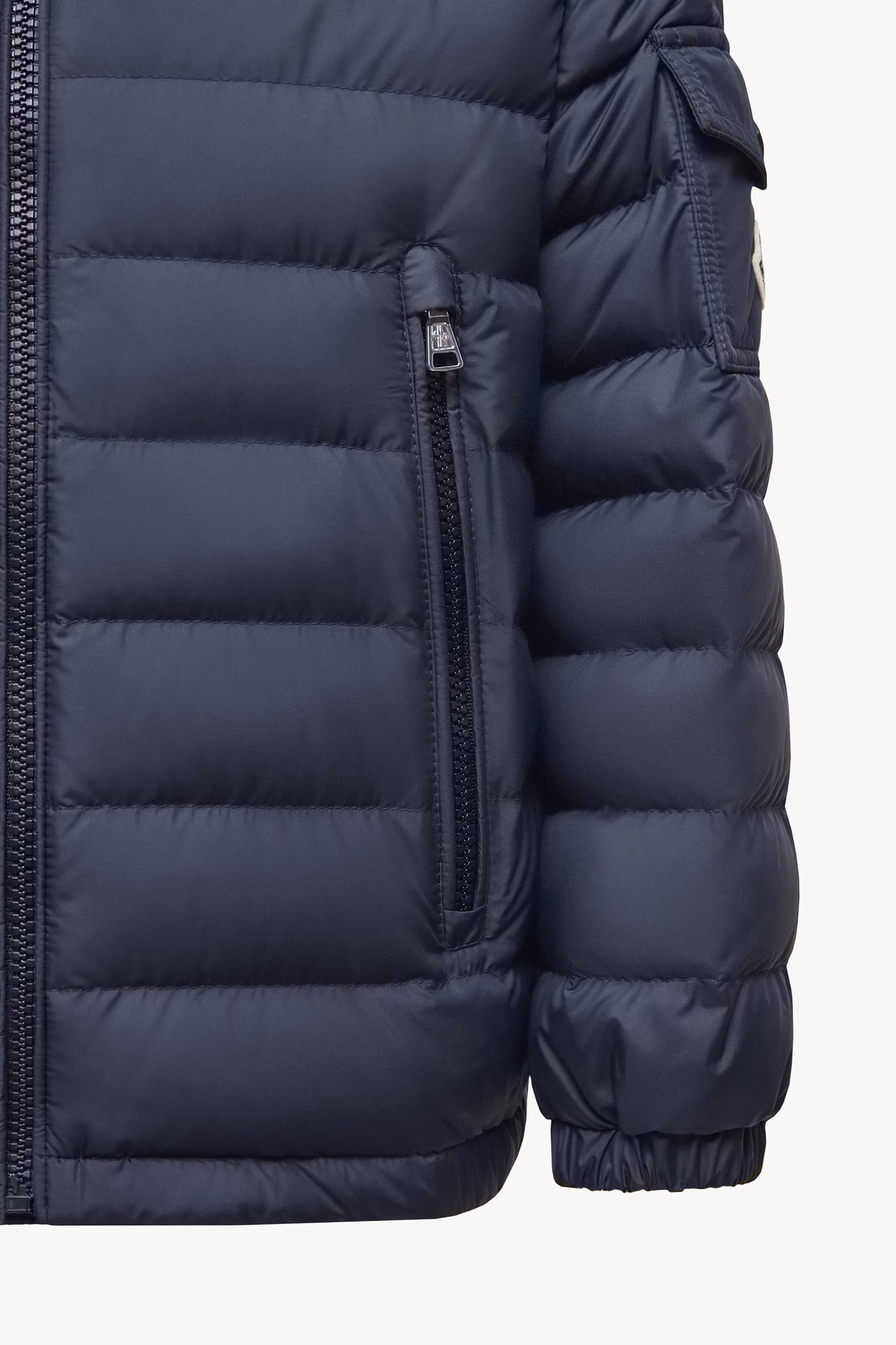 Galion Hooded Down Jacket Boy Dark Blue Moncler 5